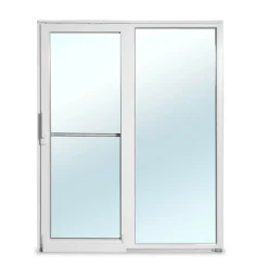 Terassin liukuovi Seicom Portal PSK 200Z A 3K, PVC, 2-osainen, 3-lasinen mittatilausovi