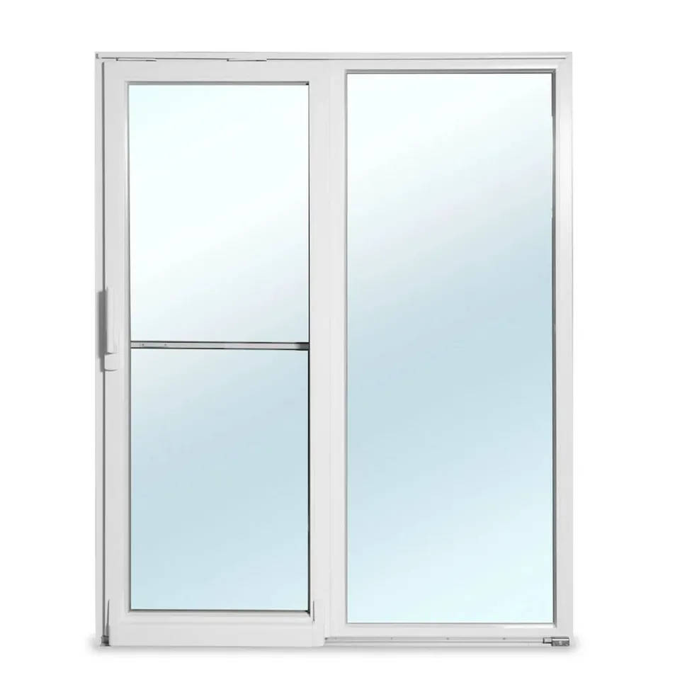 Terassin liukuovi Seicom Portal PSK 200Z A 3K, PVC, 2-osainen, 3-lasinen mittatilausovi
