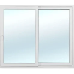 Terassin liukuovi Seicom Superior SU3K PVC 2-osainen 3-lasinen mittatilausovi