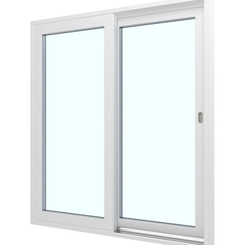 Terassin liukuovi Seicom Superior SU3K PVC 2-osainen 3-lasinen mittatilausovi