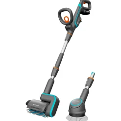 Terassipesuri Gardena AquaBrush Universal P4A 18V 2,5 Ah akulla + yleisharja