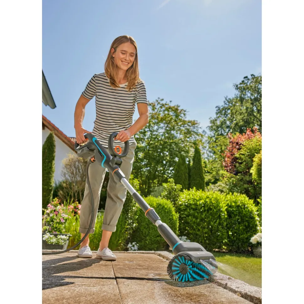 Terassipesuri Gardena AquaBrush Patio P4A Solo 18V ilman akkua
