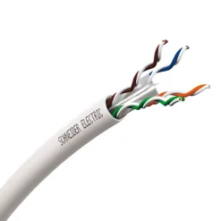 Tietoverkkokaapeli Schneider Electric Actassi CAT6 U/UTP 4P 100m valkoinen
