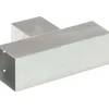Tolppaliittimet 4kpl T-muoto galvanoitu metalli 91x91mm