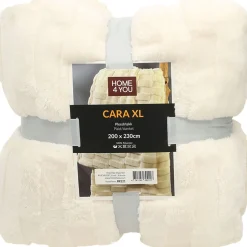 Torkkupeitto Home4You CARA XL 200x230 cm, valkoinen