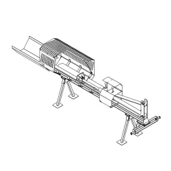 Traktorikäyttöinen klapikone Kellfri 30-110 cm 7 tonnia