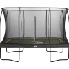 Trampoliini Comfort, kulmikas 366 x 244 cm, musta Salta