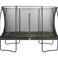 Trampoliini Comfort, kulmikas 366 x 244 cm, musta Salta