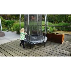 Trampoliini Exit Tiggy Junior ø140cm sis. turvaverkko eri värejä