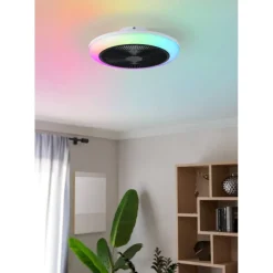 Tuuletinvalaisin Eglo Sayulita RGB Ø46cm, 2700-6500K, IP20