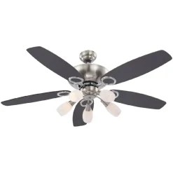 Tuuletinvalaisin Globo Jerry Ø130cm 40W pyökki/harmaa