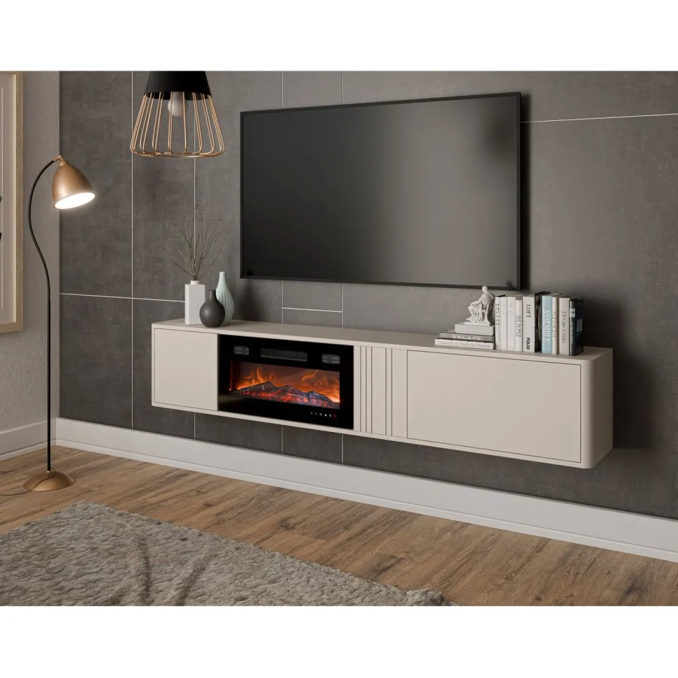 TV-taso + takka Nomla Philippe 190, beige