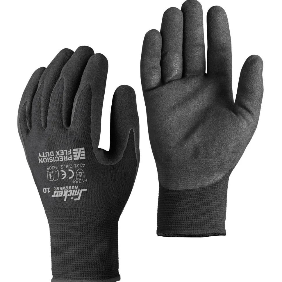 Työkäsineet Snickers Workwear 9390 Precision Flex Duty musta
