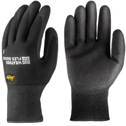 Työkäsineet Snickers Workwear 9319 Weather Flex Sense 10 kpl/pkt musta