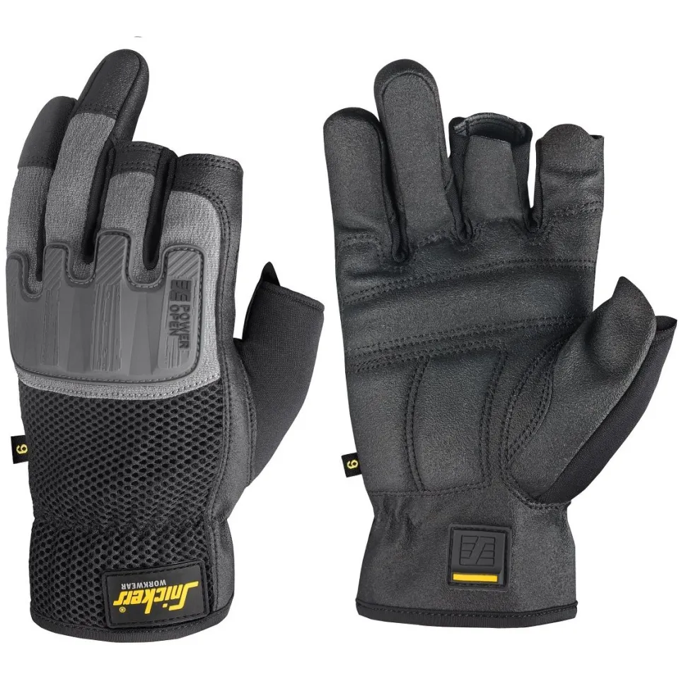 Työkäsineet Snickers Workwear 9586 Power Open musta