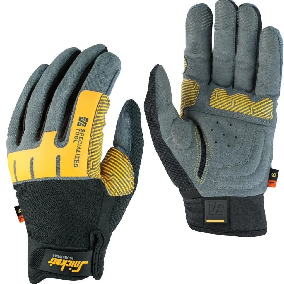 Työkäsine Snickers Workwear 9597 Specialized Tool vasen harmaa
