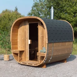 Tynnyrisauna Baltresto Cube, 220x240cm, 4 hlöä