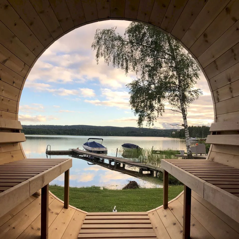 Tynnyrisauna Baltresto, 200x230cm, 4 hlöä