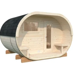 Tynnyrisauna Palmako Anette 328x270cm