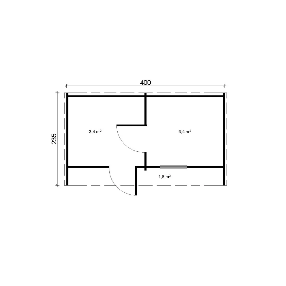 Tynnyrisauna Tene Forssa 9.4m²