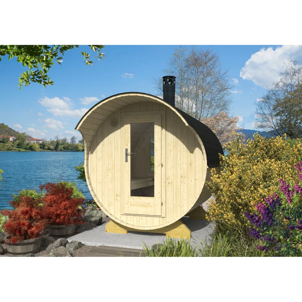 Tynnyrisauna Tene Masku 4.6m²