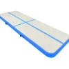 Täytettävä voimistelumatto pumpulla 300x100x15cm PVC sininen