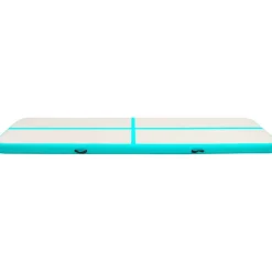 Täytettävä voimistelumatto pumpulla 800x100x15 cm PVC vihreä