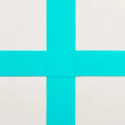 Täytettävä voimistelumatto pumpulla 800x100x15 cm PVC vihreä