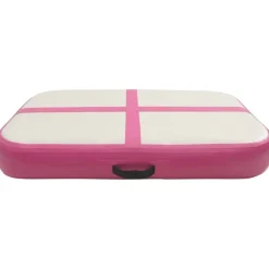 Täytettävä voimistelumatto pumpulla 60x100x20 cm PVC pinkki