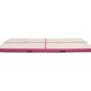 Täytettävä voimistelumatto pumpulla 300x100x20 cm PVC pinkki