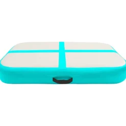 Täytettävä voimistelumatto pumpulla 60x100x20 cm PVC vihreä