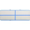 Täytettävä voimistelumatto pumpulla 400x100x20cm PVC sininen