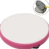 Täytettävä voimistelumatto pumpulla 100x100x15 cm PVC pinkki