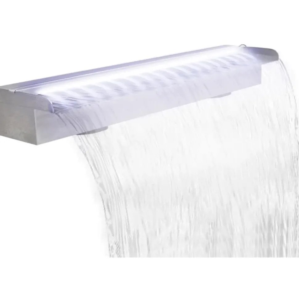 Uima-altaan suihkulähde led:llä ruostumaton teräs 90cm