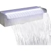 Uima-altaan suihkulähde led:llä ruostumaton teräs 30cm