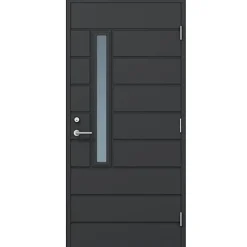 Ulko-ovi Oulux Modern 9-10x21 karmi 115 mm RR23 tummanharmaa