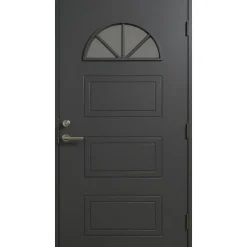 Ulko-ovi Timburg Kaari 9-10x21 karmi 115 mm RR23 tummanharmaa