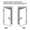 Ulko-ovi Wicco 9x21 UO11 oikea