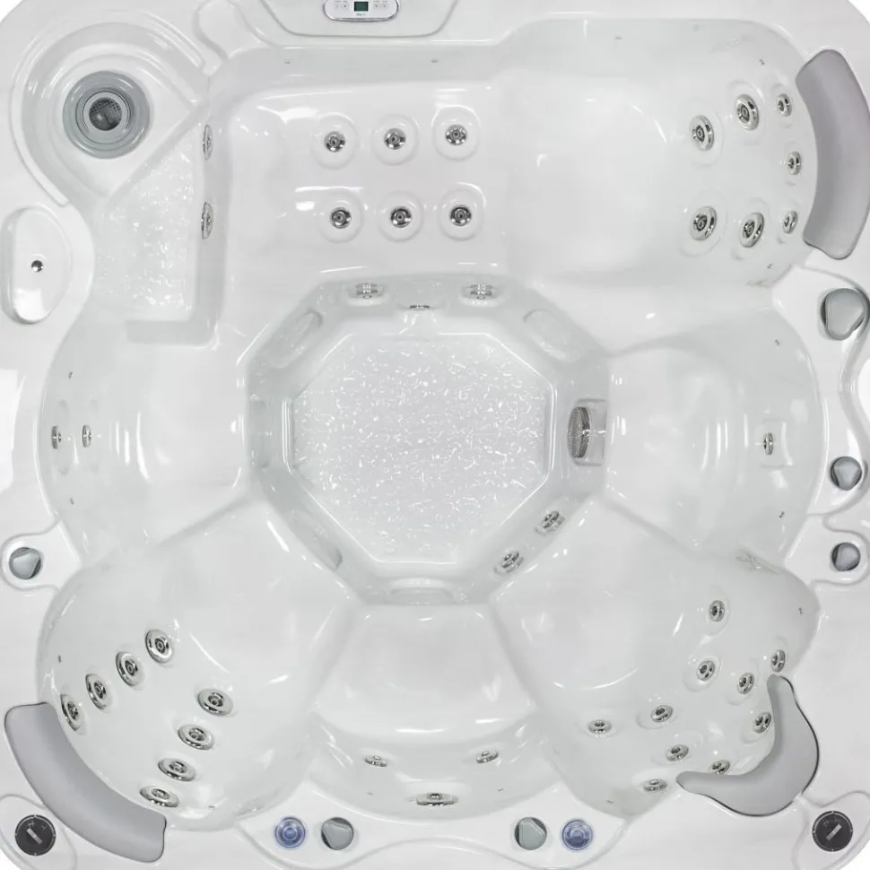 Ulkoporeallas Wellis Jupiter Ice White, 6 hlöä, 46 suutinta, harmaa/valkoinen