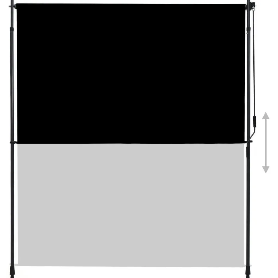 Ulkorullaverho 200x270 cm antrasiitti