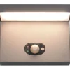 Ulkoseinävalaisin Trio Blyde, aurinkokenno/hybridi, ladattava, liiketunnistin, antrasiitti