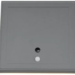 Ulkoseinävalaisin Trio Fortaleza LED 14x14cm ladattava liike- ja hämärätunnistin antrasiitti