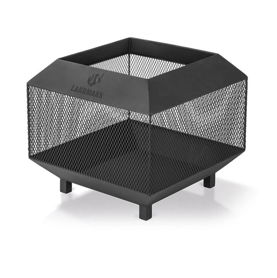 Ulkotulisija Landmann FP-I-440, 44x44cm, musta
