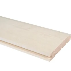 Ulkoverhouspaneeli JR-Wood UTV, 23mm, pohjamaalattu, valkoinen, päätypontattu, eri vaihtoehtoja