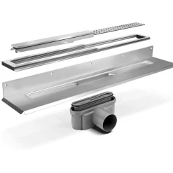 Unidrain Linjalattiakaivo Valmispaketti ClassicLine 800 mm