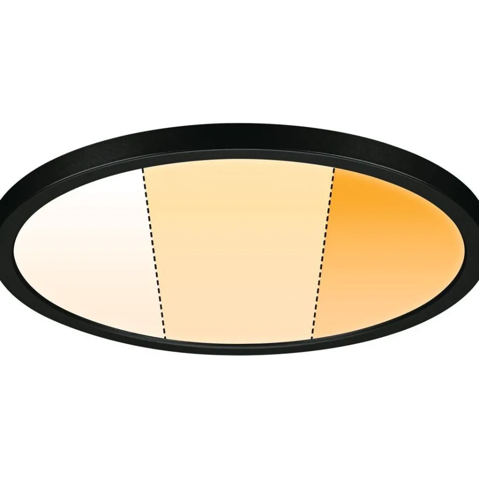 Upotettava LED-paneeli Paulmann VariFit Areo, IP44, Ø23cm, 16W, säädettävä värilämpötila, eri värejä