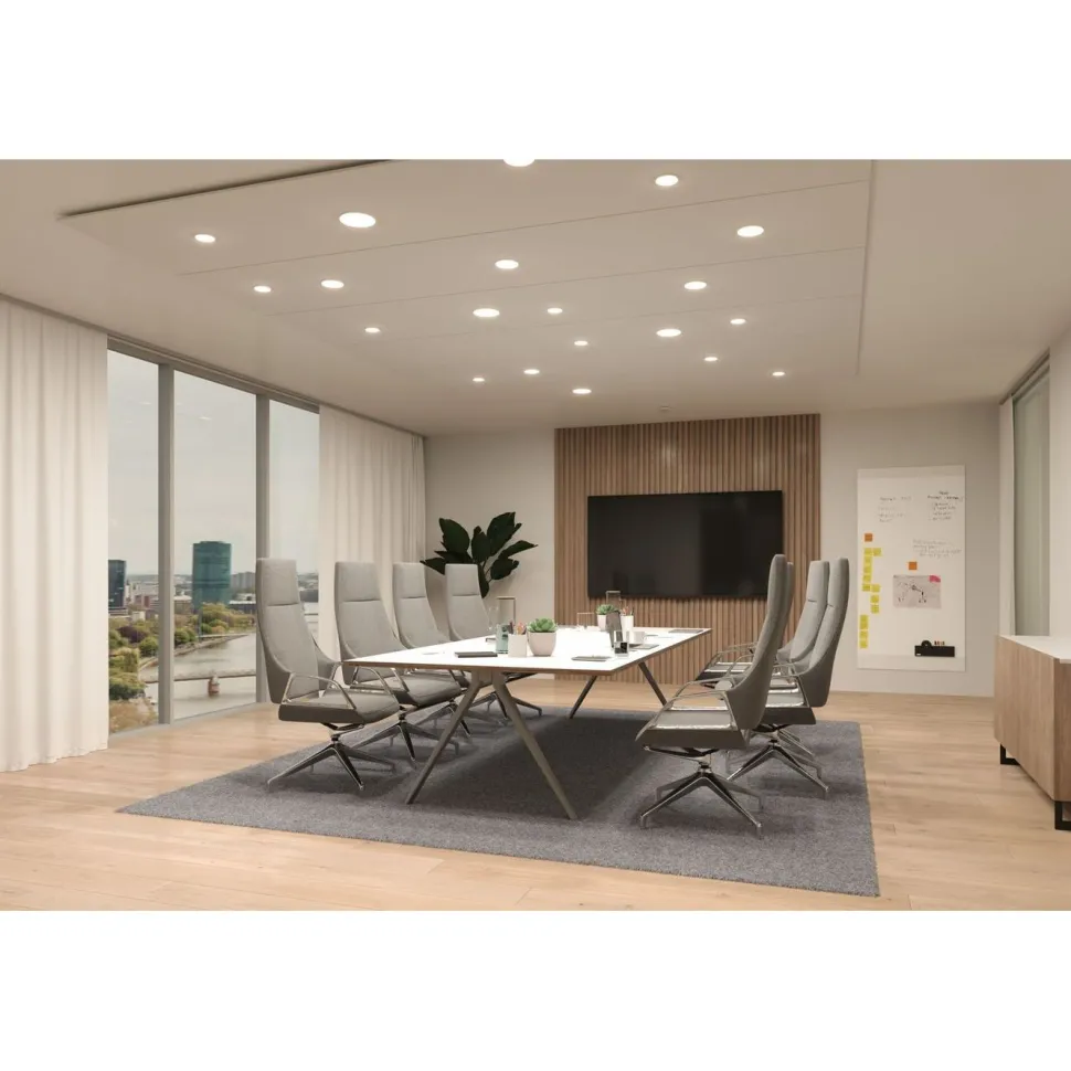 Upotettava LED-paneeli Paulmann VariFit Veluna Edge, IP44, Ø12cm, 8.5W, 3000K, valkoinen