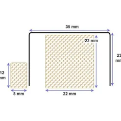 U-vedeneristekynnys Panelia Woods RST, 23x910mm M9, eri leveyksiä
