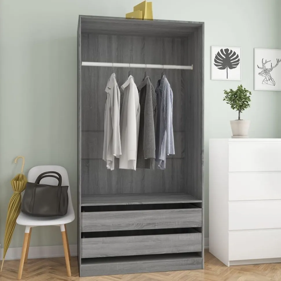 Vaatekaappi 100cm eri värejä