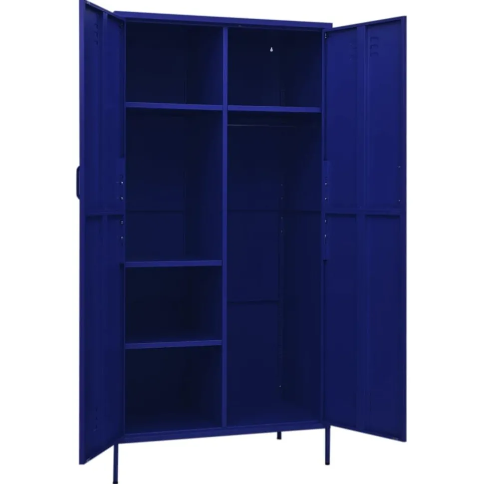 Vaatekaappi 90cm teräs eri värejä
